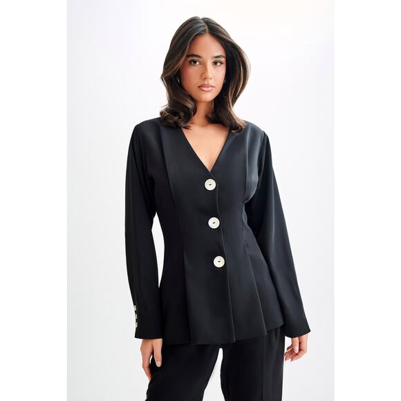 Meshki Kendall Balloon Sleeve Jacket - S - Picture 1 of 8